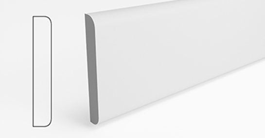 Mdf Rounded Two Edge Rounded Two Edge MDF Moulding | Skirting Boards & Architraves – Parker ...